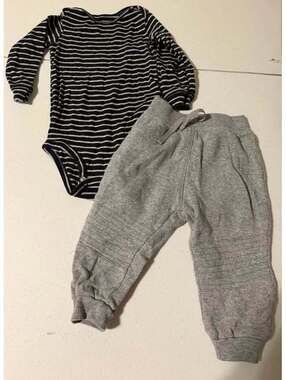 The Rolling Stones 18M Bodysuit and Joggers Set